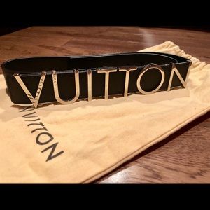 Runway RARE!! Louis Vuitton belt. 🖤